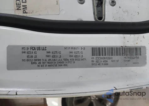 2019 Dodge Charger Gt Rwd z USA, uszkodzony, nr VIN 2C3CDXHG9KH526643